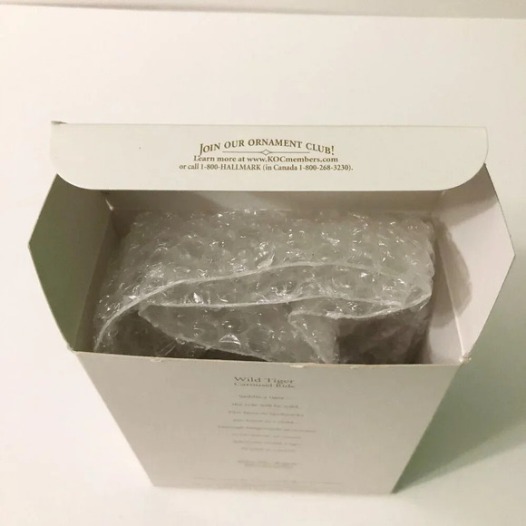 2008  Hallmark Keepsake Ornament Wild Tiger Carousel Ride Christmas - Picture 11 of 16